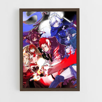 danmachi-3 cadre Bois foncé