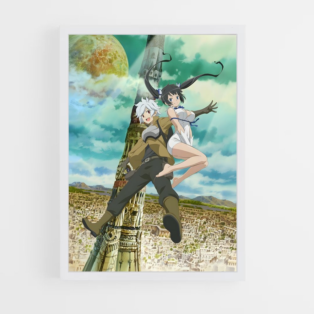 danmachi-5 cadre Blanc