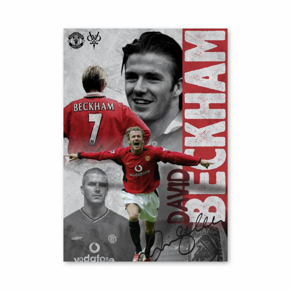 Poster David Beckham Joueur