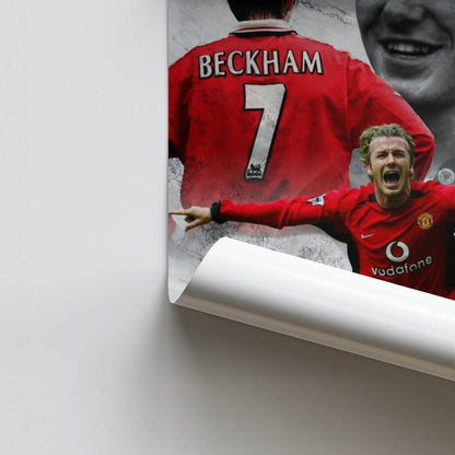 Poster David Beckham Joueur