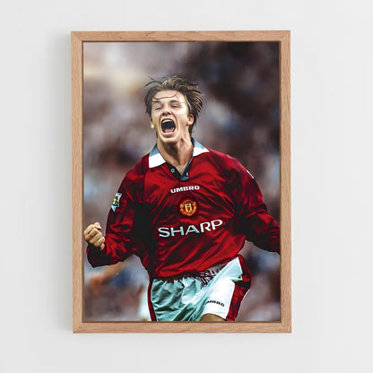 david-beckham-22 cadre Bois clair