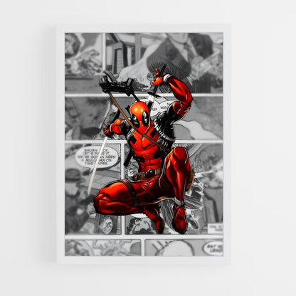 deadpool-1 cadre Blanc