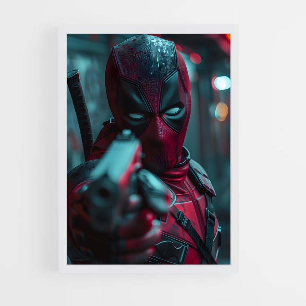 deadpool-10 cadre Blanc