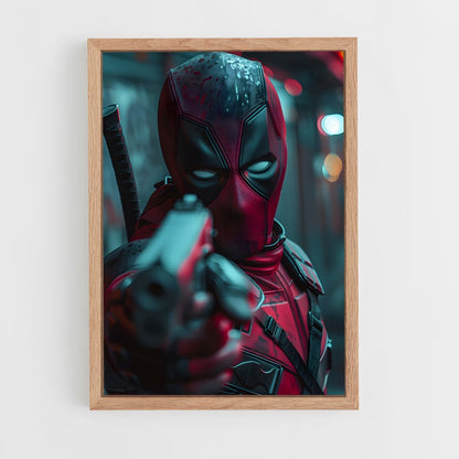 deadpool-10 cadre Bois clair