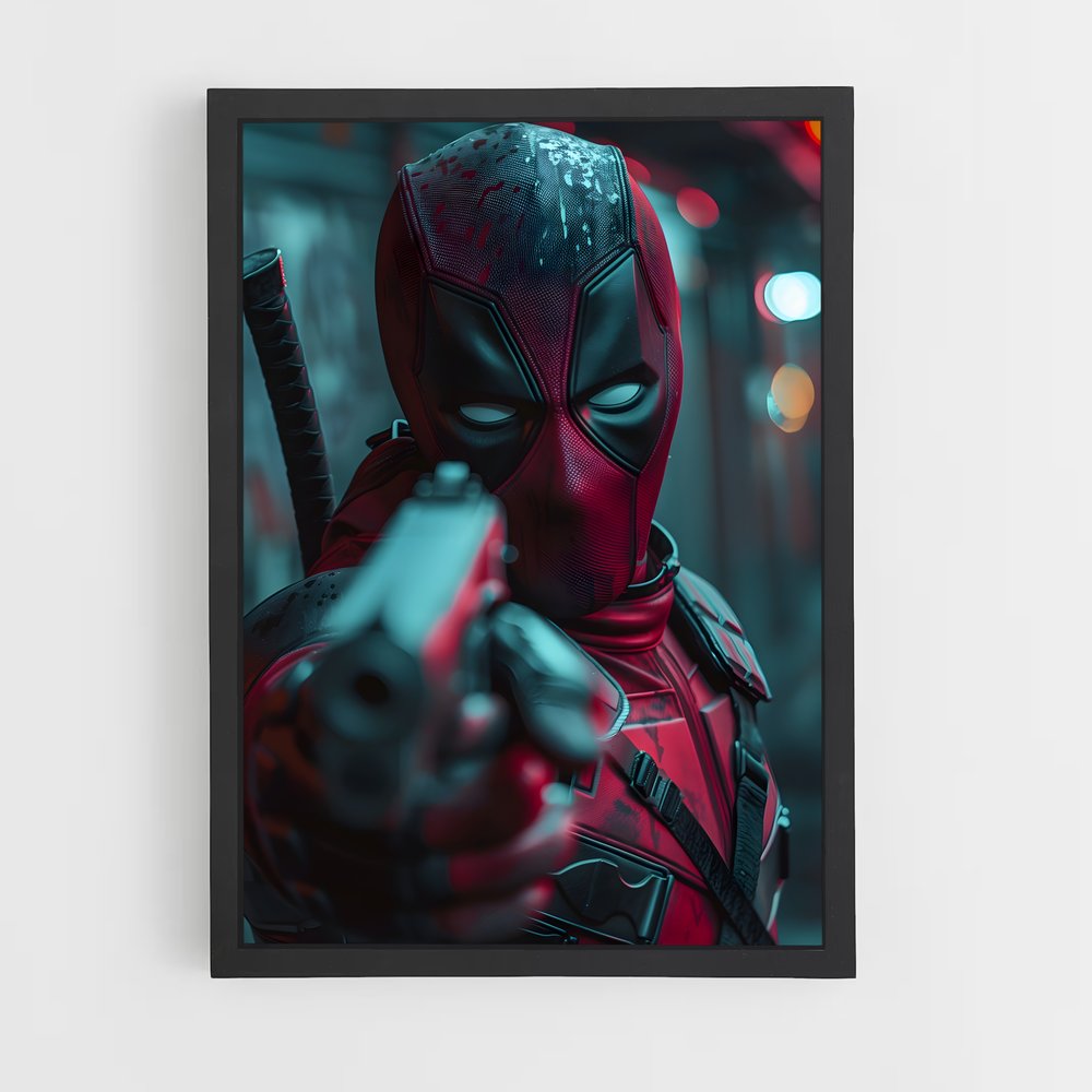 deadpool-10 cadre Noir