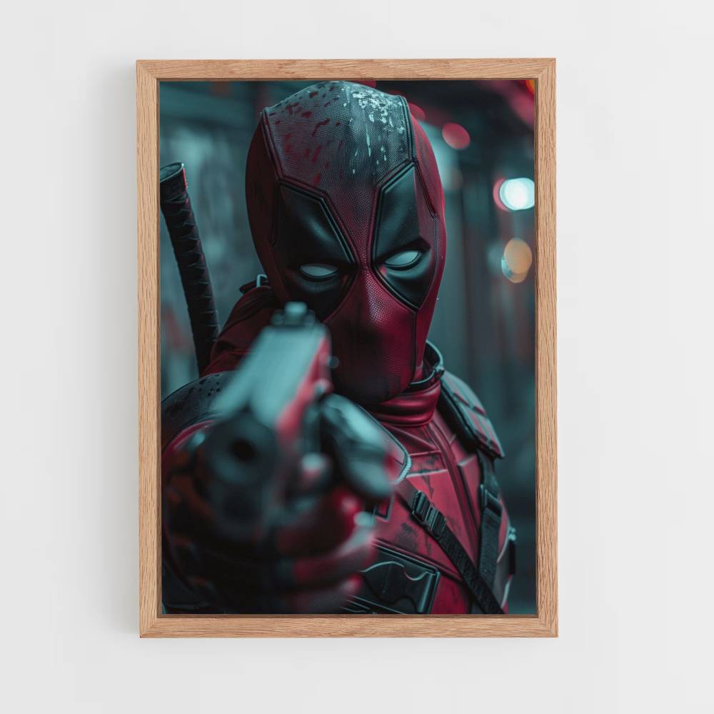 Poster Deadpool Pistolet