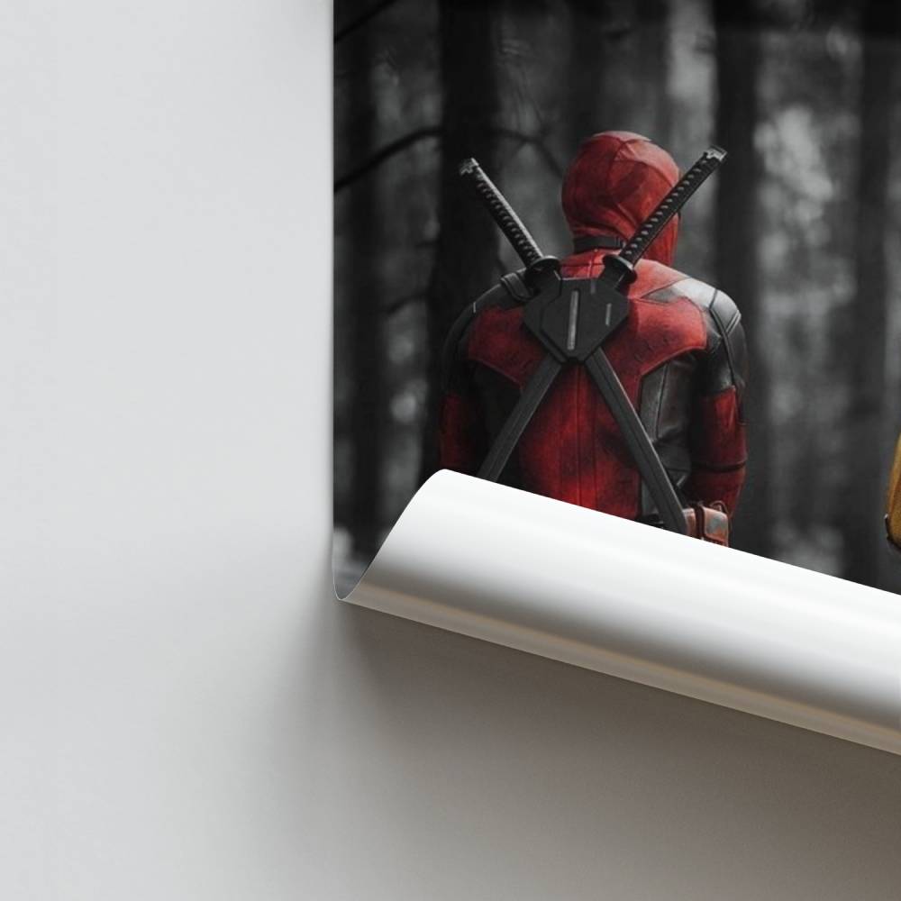 Poster Deadpool vs Wolverine