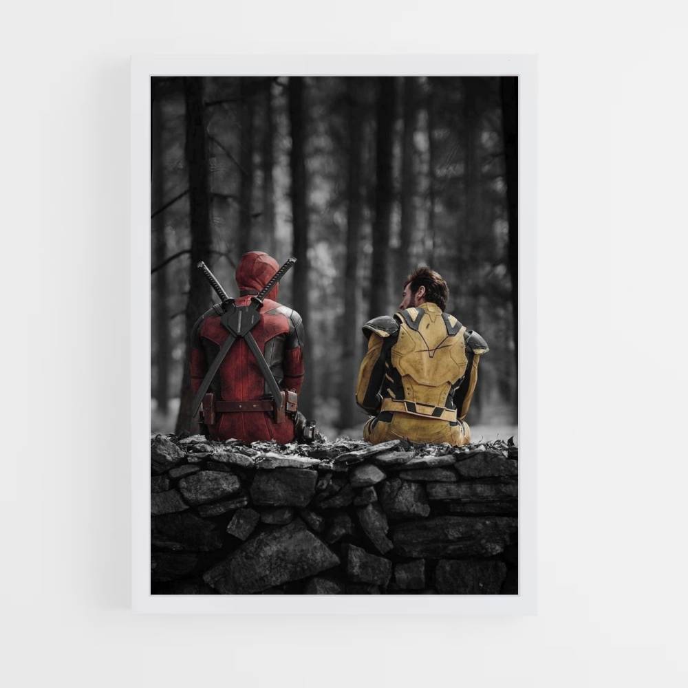 Poster Deadpool vs Wolverine