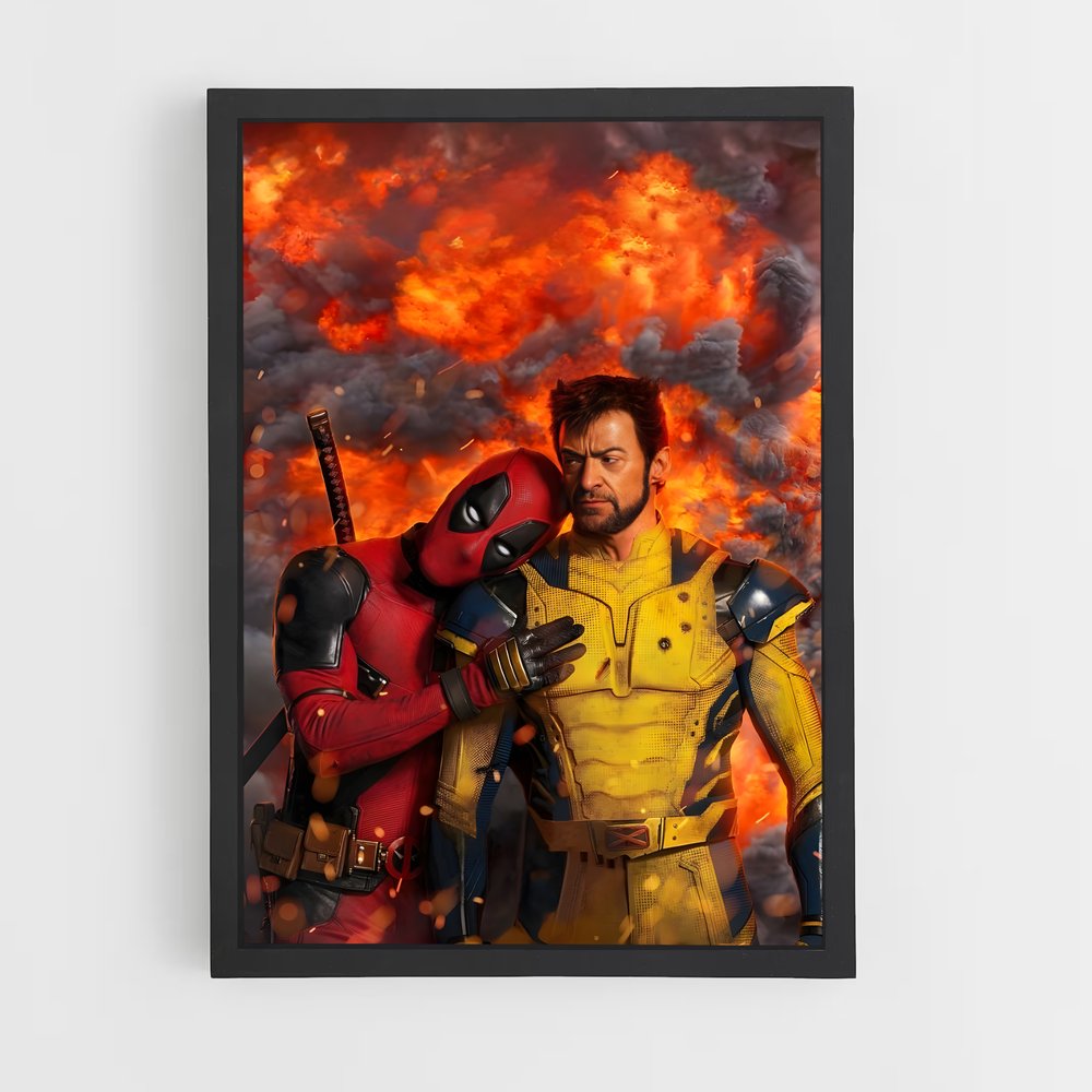 deadpool-13 cadre Noir