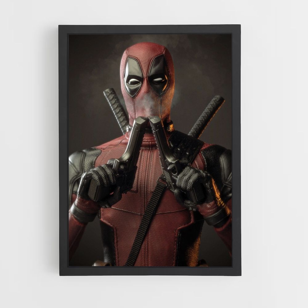 Poster Deadpool Double Pistolet