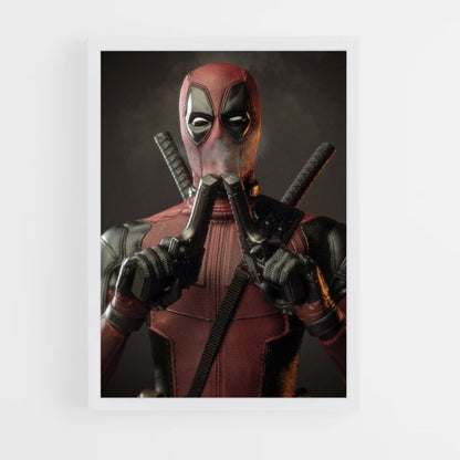 Poster Deadpool Double Pistolet