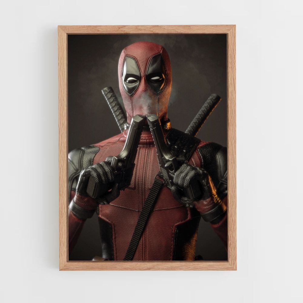 Poster Deadpool Double Pistolet