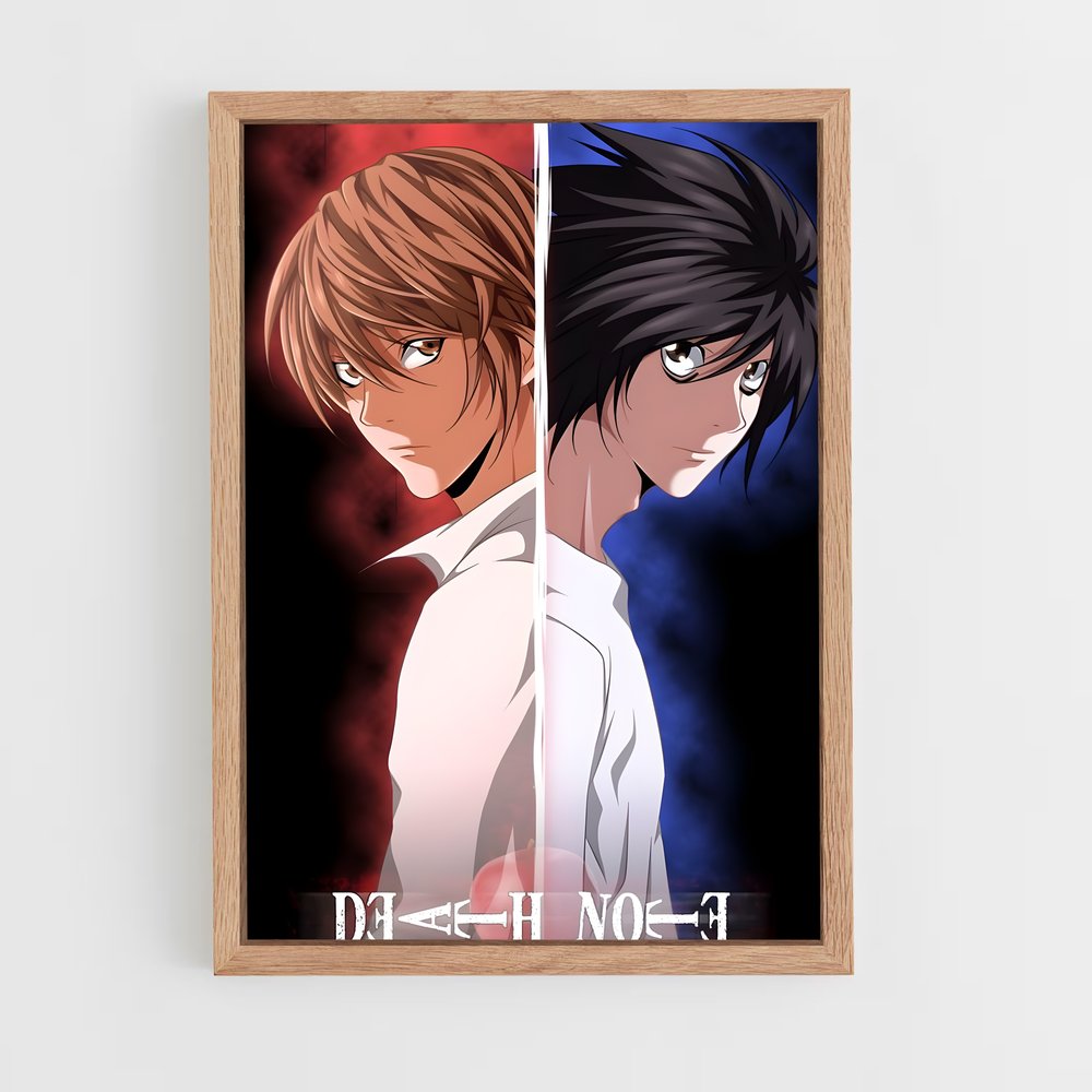 deathnote-5 cadre Bois clair