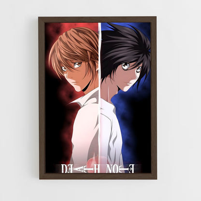 deathnote-5 cadre Bois foncé
