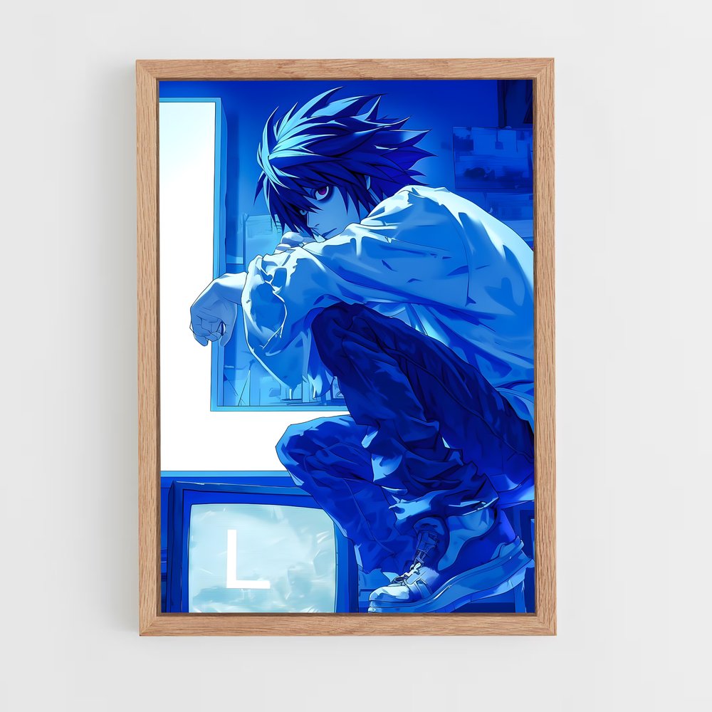 deathnote-8 cadre Bois clair