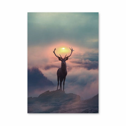 Poster Cerf Aesthetic