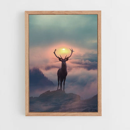 Poster Cerf Aesthetic