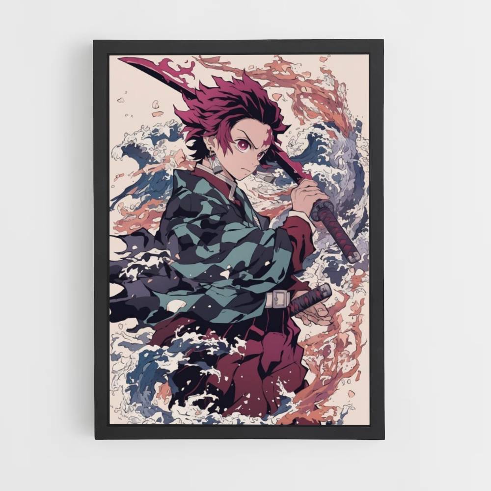 Poster Tanjiro Dessin