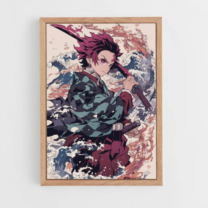 Poster Tanjiro Dessin