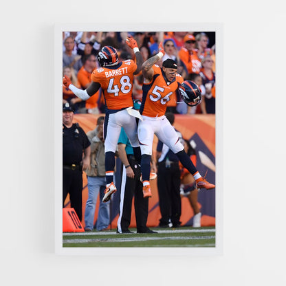 denver-broncos-3 cadre Blanc