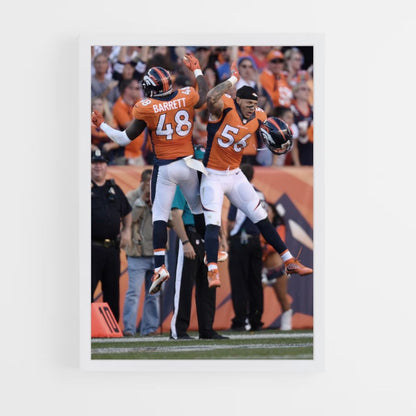 Poster Denver Broncos Saut