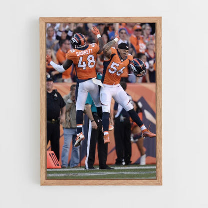 Poster Denver Broncos Saut