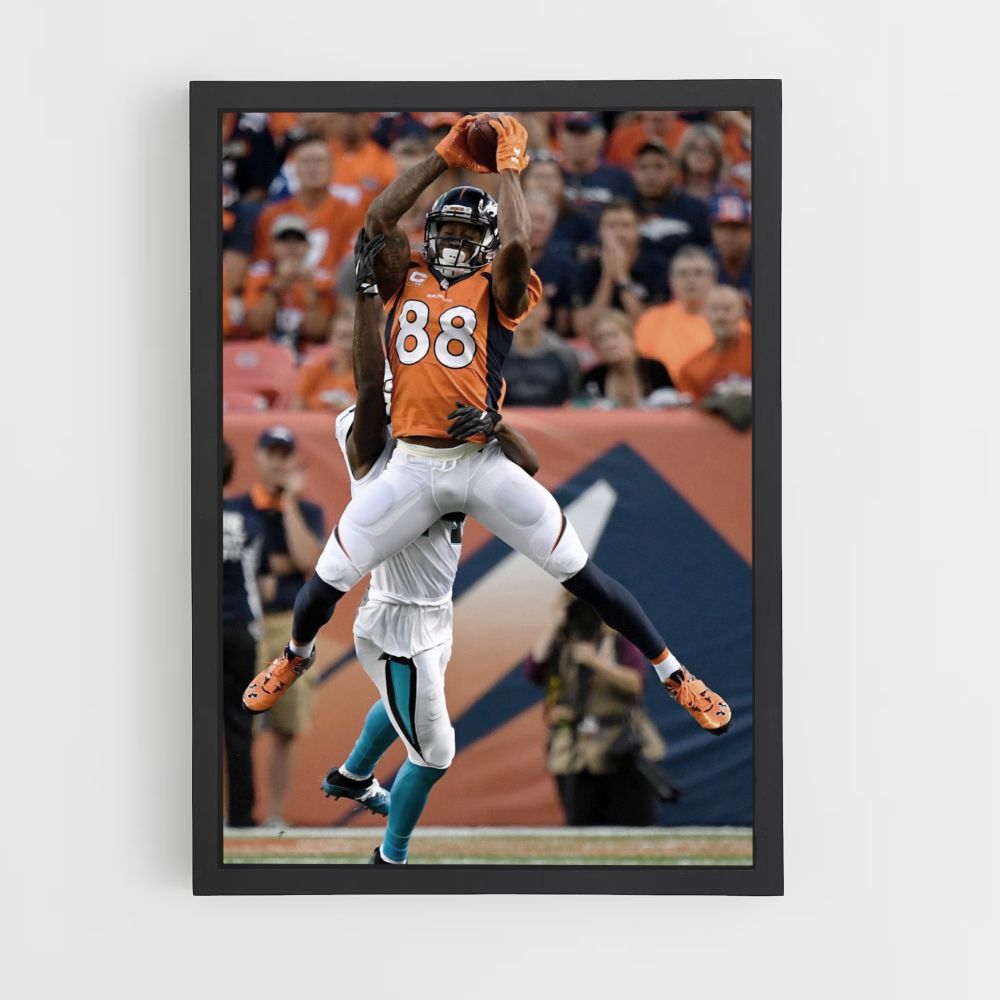 Poster Denver Broncos Receveur