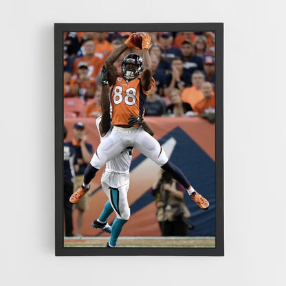 Poster Denver Broncos Receveur