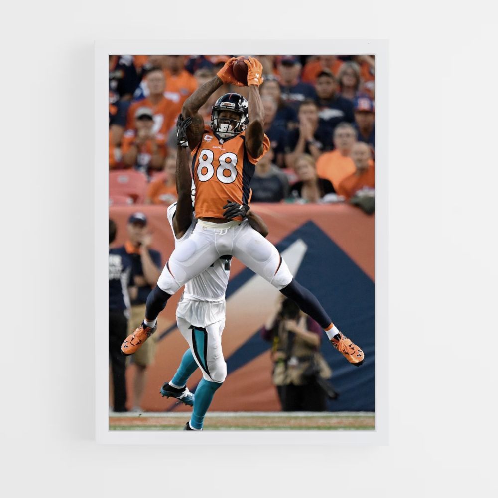 Poster Denver Broncos Receveur