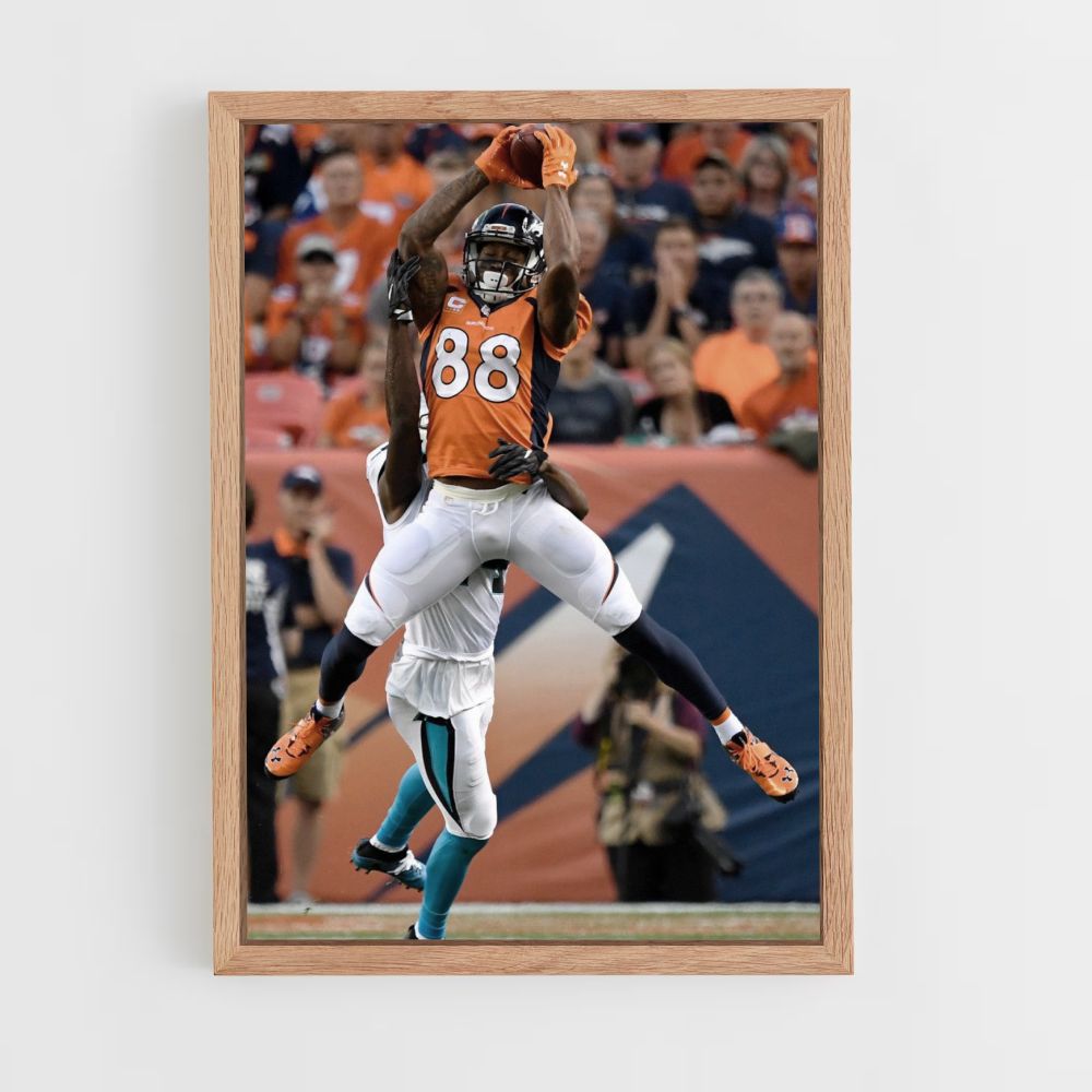 Poster Denver Broncos Receveur