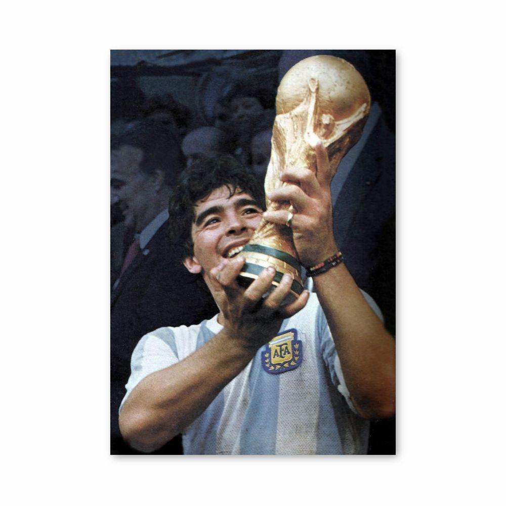 Poster Diego Maradona Victoire