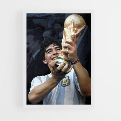 Poster Diego Maradona Victoire