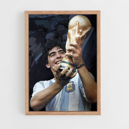 Poster Diego Maradona Victoire