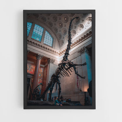 Poster Squelette Diplodocus