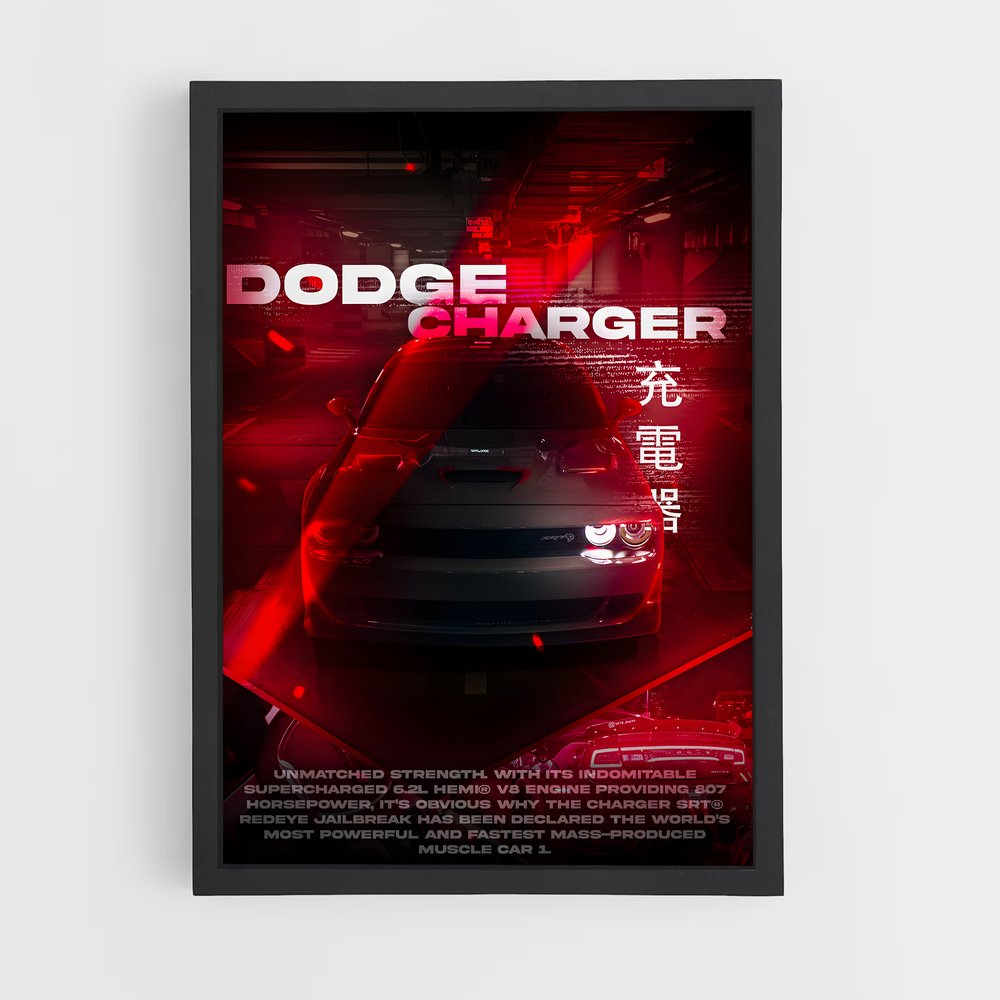 dodge-10 cadre Noir