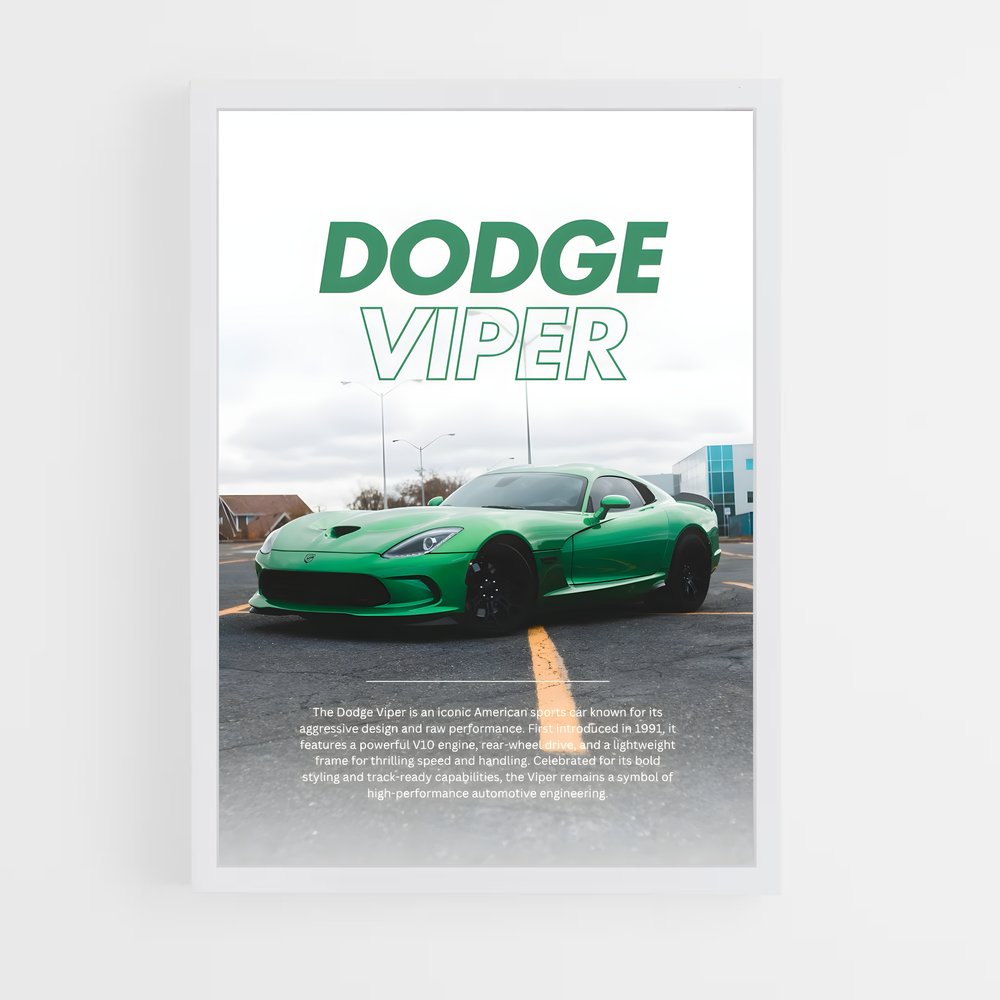 dodge-12 cadre Blanc