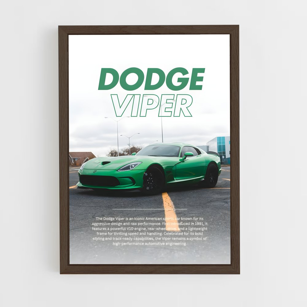 dodge-12 cadre Bois foncé
