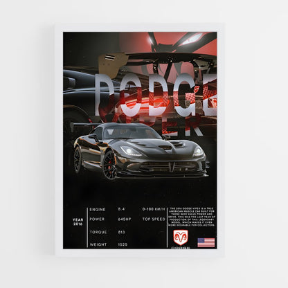 dodge-7 cadre Blanc