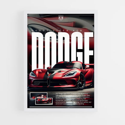 dodge-9 cadre Blanc