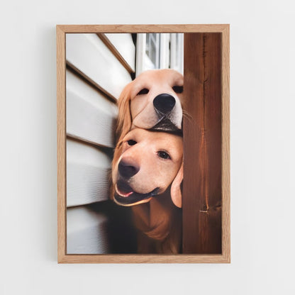 dog-1 cadre Bois clair