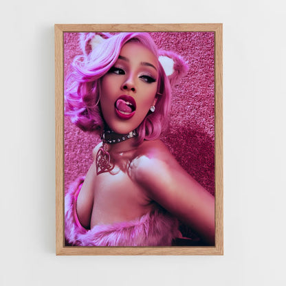 doja-cat-3 cadre Bois clair