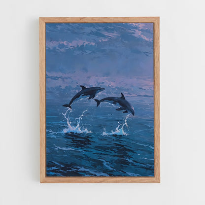 dolphin-8 cadre Bois clair
