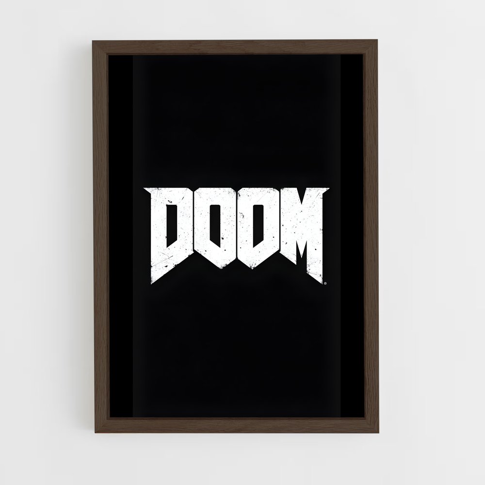 doom-12 cadre Bois foncé