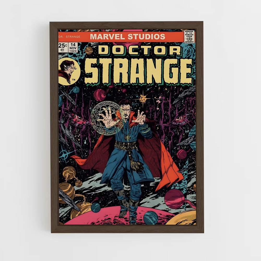 dr-strange-10 cadre Bois foncé
