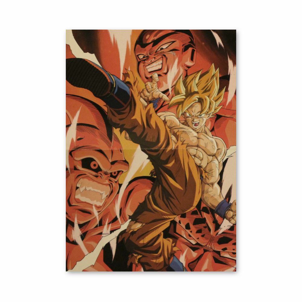 Poster Goku vs Freezer vs Boo : Edition 1993