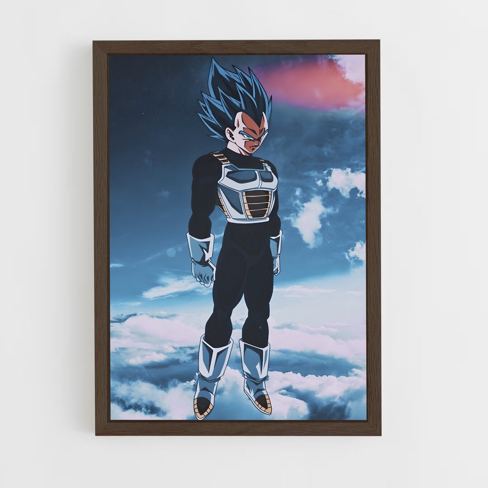 dragon-ball-15 cadre Bois foncé