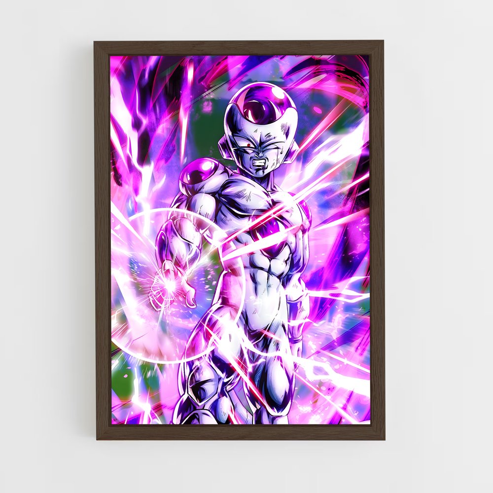 dragon-ball-19 cadre Bois foncé