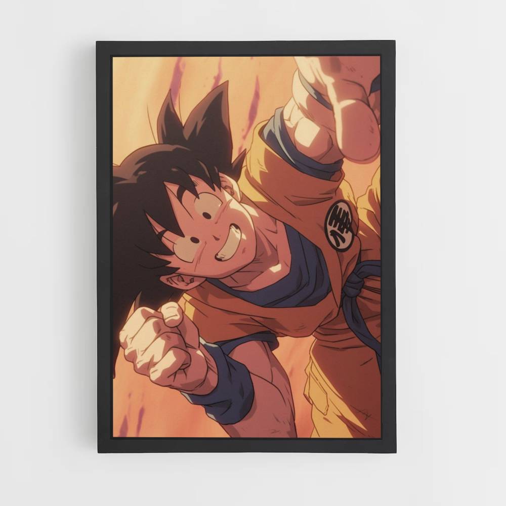 Poster Goku Sourire