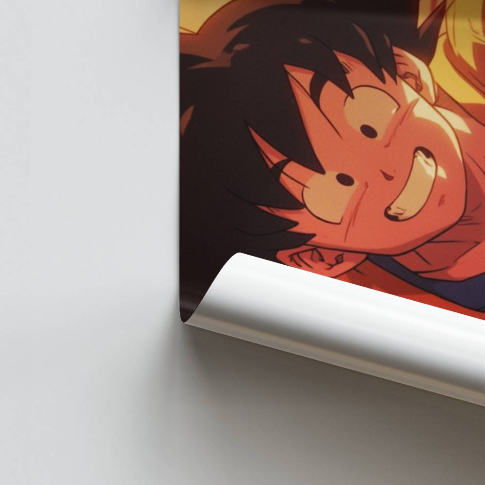 Poster Goku Sourire