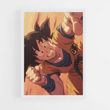 Poster Goku Sourire